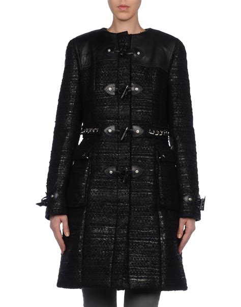 givenchy black capelet coat|givenchy coats for women.